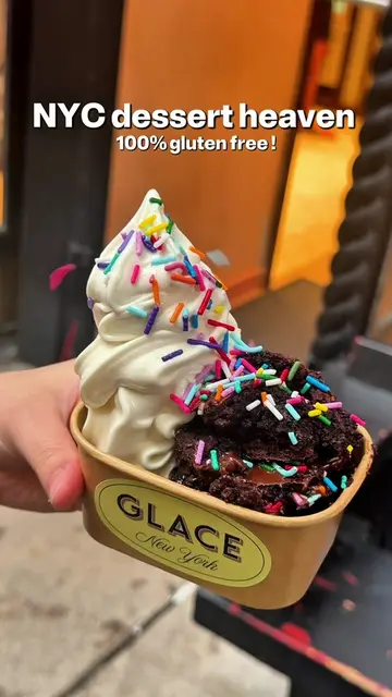 This is dessert heaven in nyc and everything happens to be gluten free🍦 📍 Glac