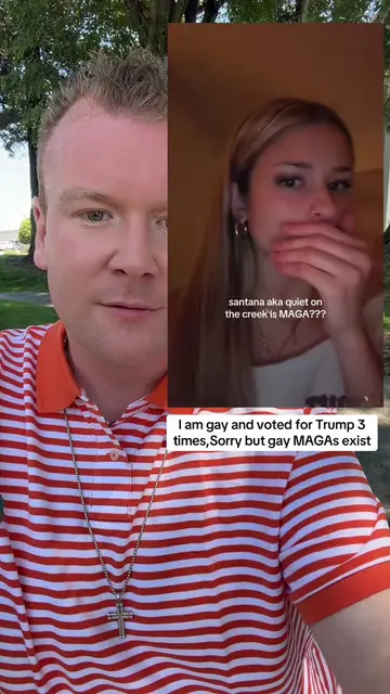 I am gay and voted for Trump 3  times,Sorry but gay MAGAs exist🤭 #trump #maga #