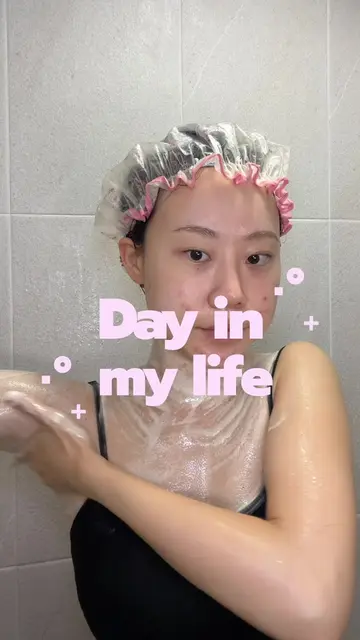 Finally showing my shower cap😂 #dayinmylife #skincareroutine #nightroutine #sel