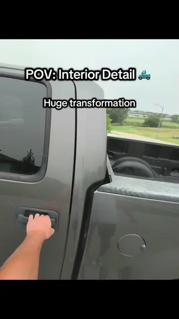 POV: Interior detail on a dirty truck 🛻 stay till the end to see the amazing re