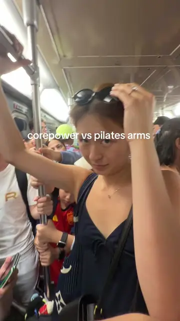 why are we always so competitive plz tell me I won 😭😭😭  #corepower #pilates #