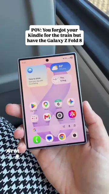 This one’s for the bookworms 📚📖✨💫 #galaxyzfold8 #ereader #kindle #allthingsmo