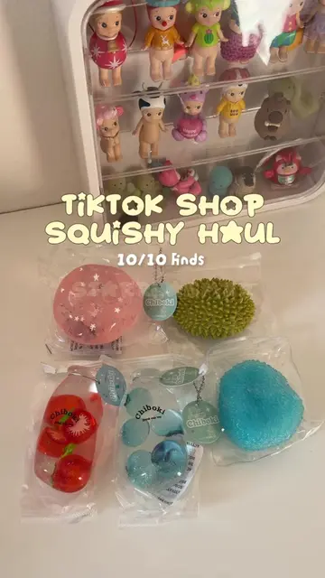 Such good TikTok shop squishy finds! I saw @lex play with her sofa squishy and I