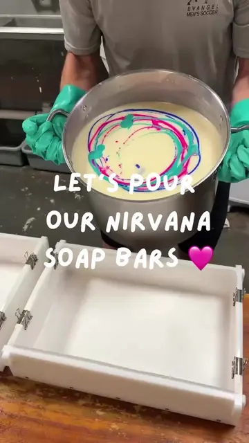 not nirvana like the song, but we’ll take it 🩷 our nirvana goat milk soap bars 