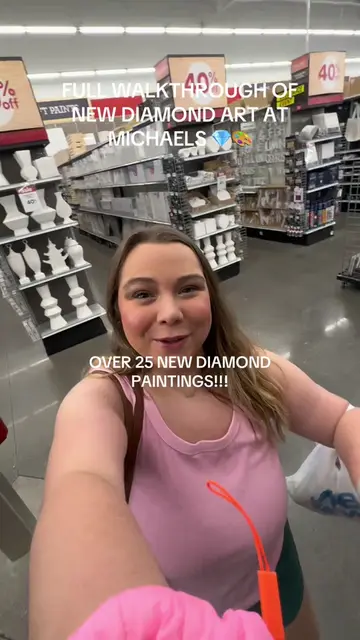Michaels has so many new diamond paintings out right now 👀😱🎉!!! I was shocked