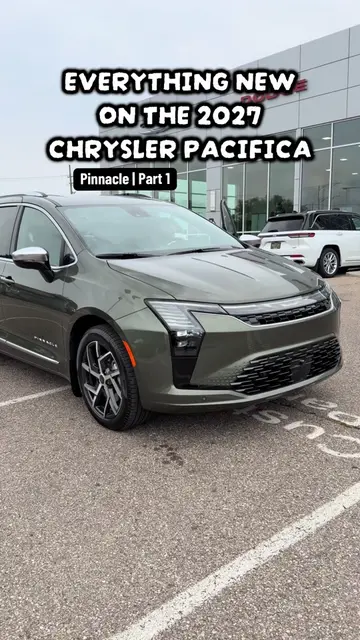The 2027 Chrysler Pacifica Pinnacle got some pretty significant updates—and ther