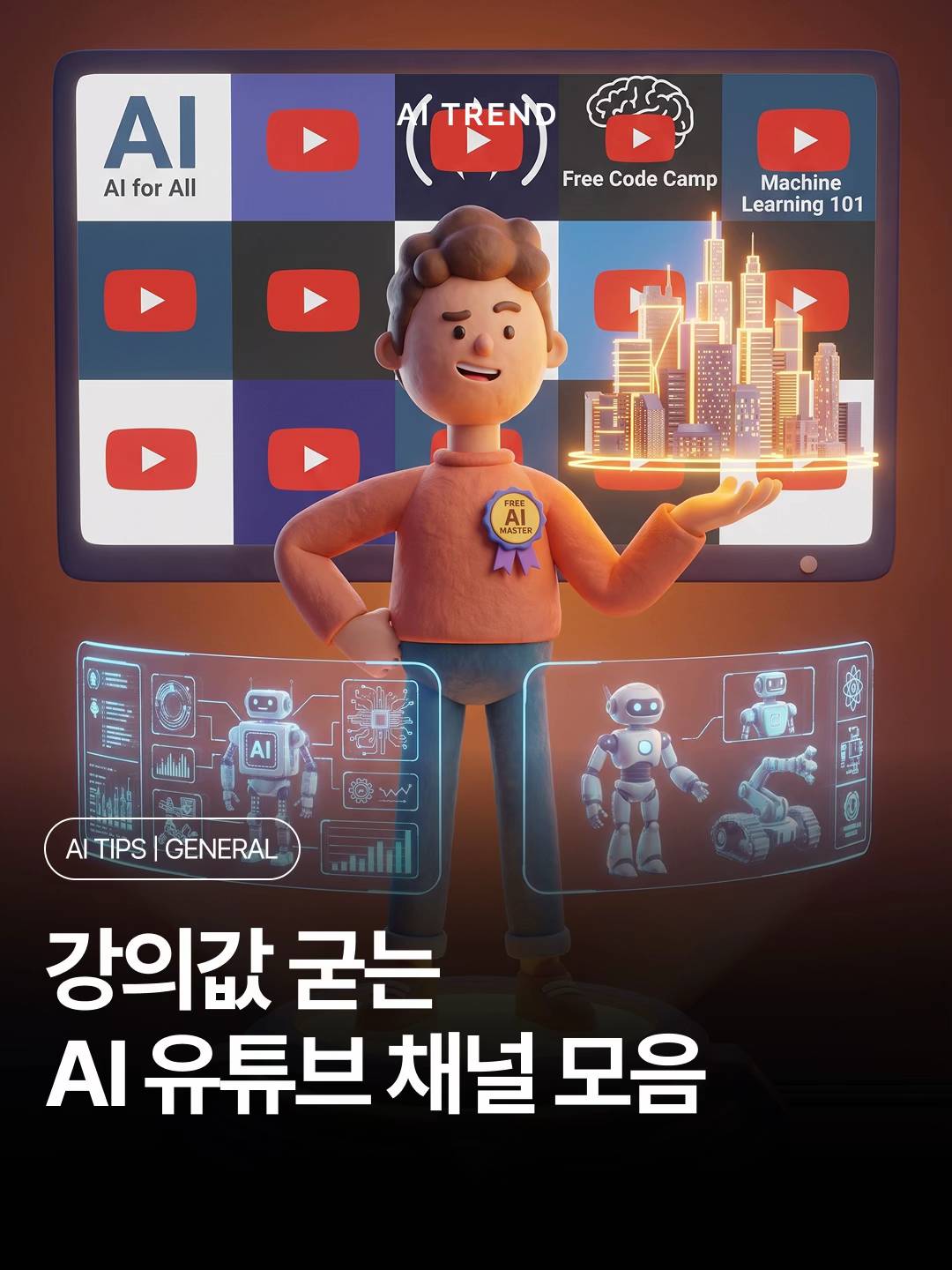 해외에서 좋아요 2만 개를 받은 'AI 유튜브 채널 17선' 리스트를 에트가 전부 검증해 봤어요. 채널 하나하나 실제로 들어가 보고, 한국 시청