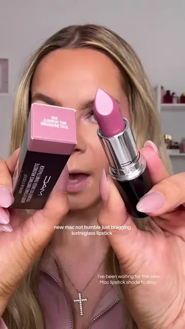 Not humble just bragging - a new cool tone lavender lipstick from @M·A·C Cosmeti
