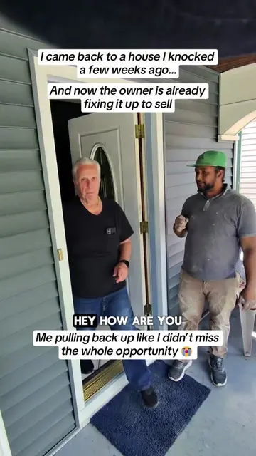 I came back to follow up and found out the owner was already fixing the house up