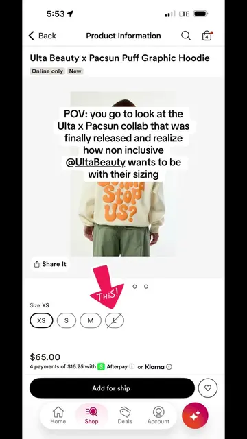 Honestly, I am so disappointed in @Ulta Beauty for the way this hoodie launch wa