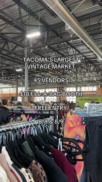 We’ll see you this weekend for the August flea!!!  5101 Yacht Club Rd, Tacoma  1
