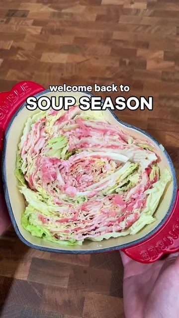 Soup season episode 4 - mille feuille nabe 😌 We’re back with another soup recip