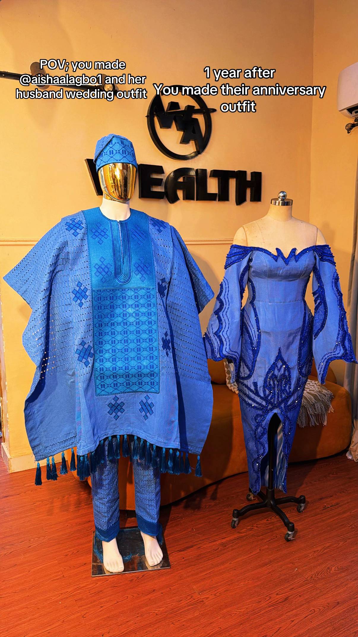 #olamigenztailor #fypviral #aishaalagbo #yorubawedding #nigeriandesigner 