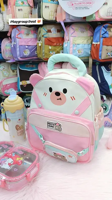 😻 Play Group Childrens Deal 😻 Backpack , Bottle , Lunch Box 🚚 CoD Available .