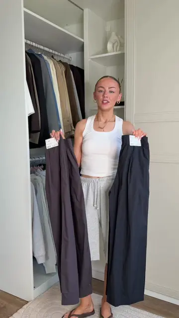 Finally trying the new viral Uniqlo trousers - what do we think?! #uniqlo #uniql
