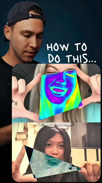 how to do the inverted square trend тренд с квадратом из пальцев монтаж tutorial