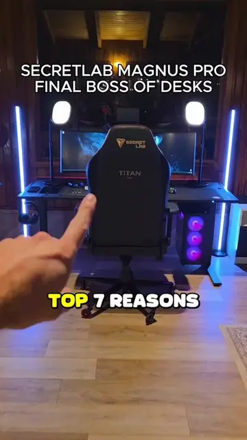 The Secretlab Magnus Pro is the final boss of desks! @Secretlab #Secretlab 
