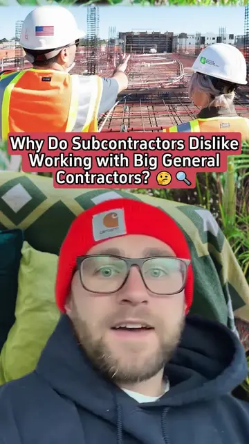 Why do so many subcontractors feel disrespected by large general contractors? 🤔