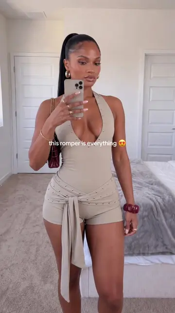 anything halterneck >  #romper #halterneck #ootn #fashiontiktok #tiktokmadebuyth