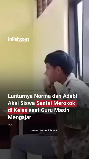 Sebuah video yang beredar di media sosial memperlihatkan seorang siswa yang didu