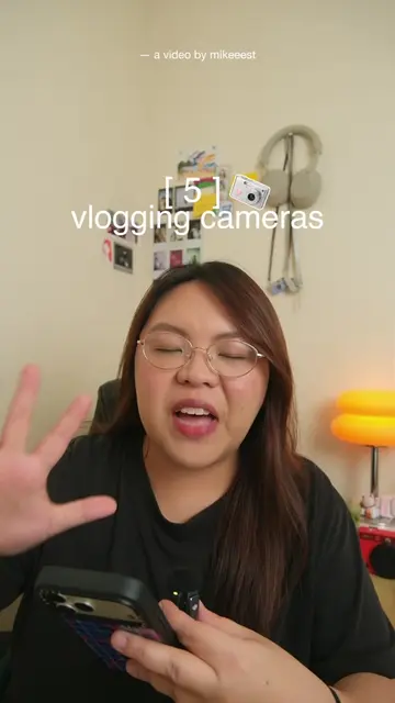 5 vlogging cameras that you should consider that are all below 25,000 pesos ✨ (p