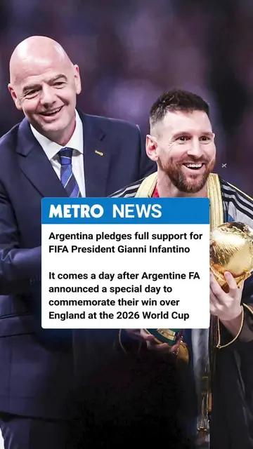The Argentinian Football Federation has declared its full support for Gianni Inf