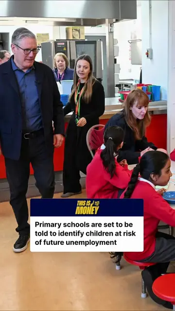Primary schools could be told to identify children at risk of being unemployed i