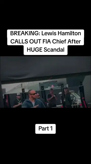 BREAKING: Lewis Hamilton CALLS OUT FIA Chief After HUGE Scandal #lewishamilton #