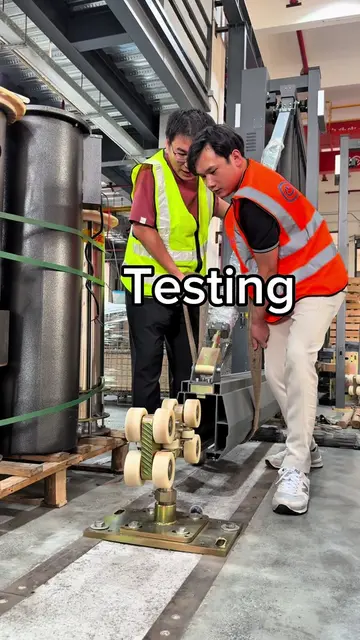 Testing before delivery! ✅ See how smoothly the KEYGON aluminum electric suspend