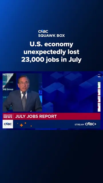 The U.S. economy saw an unexpected declined in jobs during July while the unempl