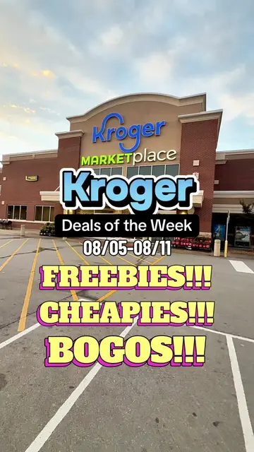 Kroger Deals of the Week!!!🔥🔥🔥 08/05-08/11 so many cheapies, freebies, BOGOS!