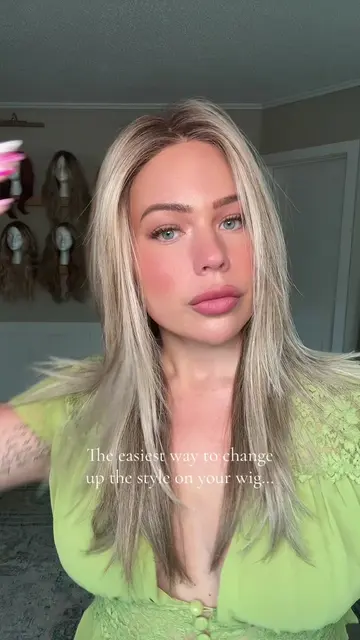 Moving your part is the easiest way to change up your wig style!!! I like to do 