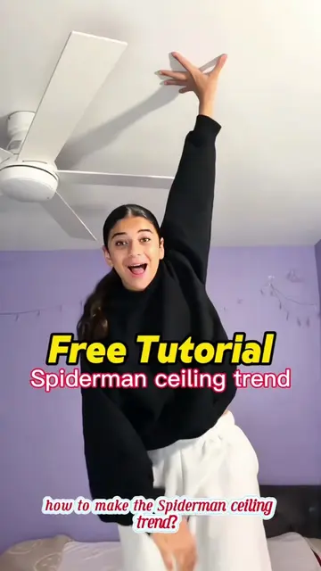 spiderman ceiling trend tutorial spiderman ceiling trend original spiderman ceil