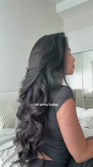 you’ve never truly hit arms unless you’ve had to do a full hair routine #blowout