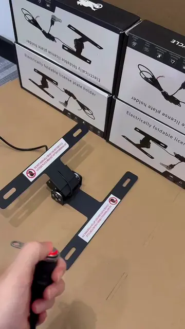License plate flipper for motorcycles #car #caraccessories #carlover #carmodific