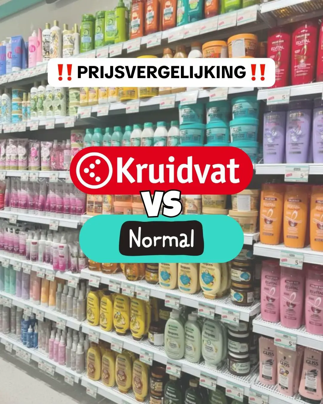 Slim shoppen?💕 We hebben de prijzen van Kruidvat en Normal vergeleken!👀✨ Natuu
