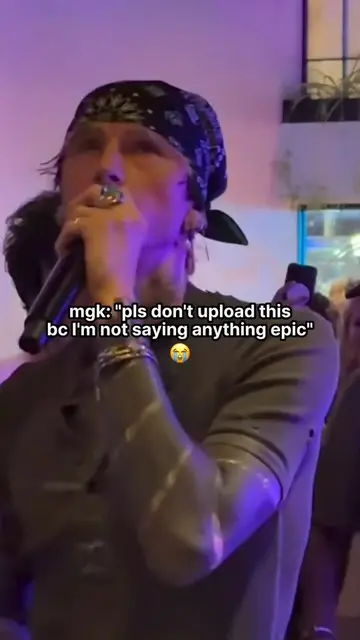 mgk delivered an epic speech to fans who came to Cleveland for MGK Day. 🤗 "My t