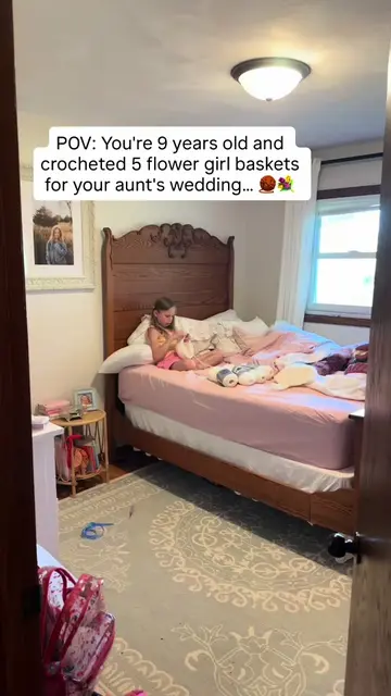 Watch until the end to see how beautiful these five flower girl baskets turned o