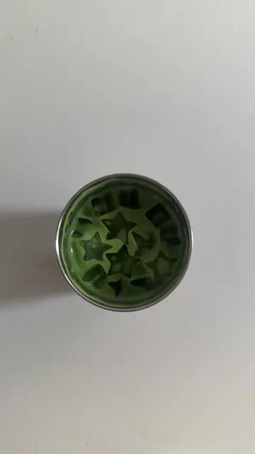 ⭐️ making an iced matcha cortado in the cutest 8 oz tumbler! cortado: 3g matcha 