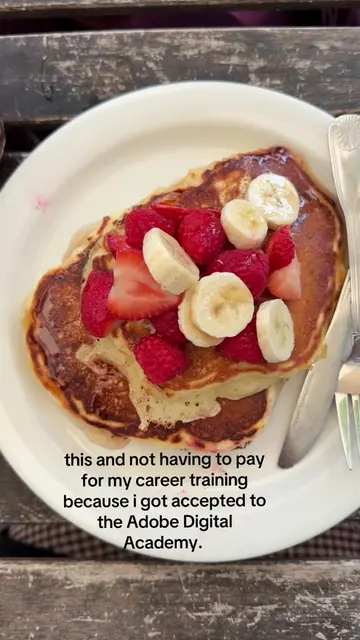Apply for FREE career training at the link in bio. Adobe Digital Academy gives y