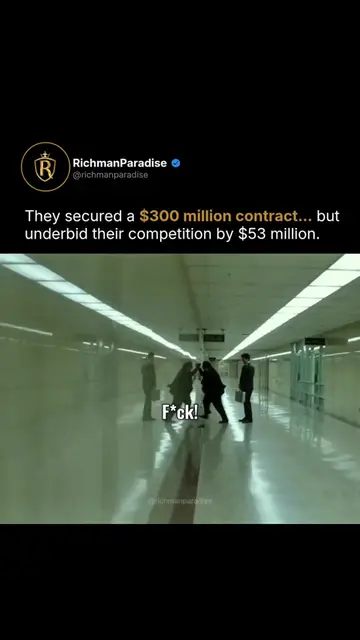They won a $300 million government contract by underbidding the competition by $