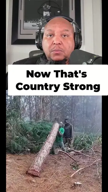 This dude is seriously strong! Picked up a 500-pound log like it was nothing. Ta