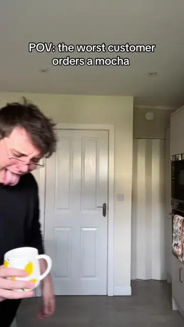 I wanted a coffee and you’ve given me a bloody hot chocolate. You could have kil