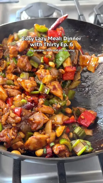 EP. 7: KUNG PAO CHICKEN Recipe linked in bio! Or google search 'herman at home k