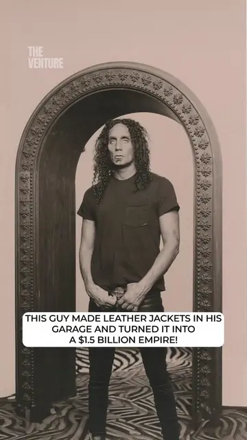 This guy made leather jackets in his garage and turned it into a $1.5 billion em