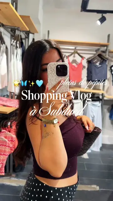 Vlog shopping dans un magasin incroyable omg !! 🩵 évidemment chez Subdued, y’a 