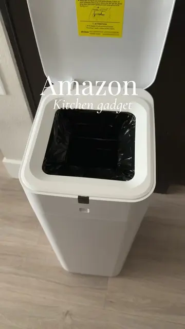 Best kitchen gadget I love this trash can 😍 you can find this on my Amazon stor