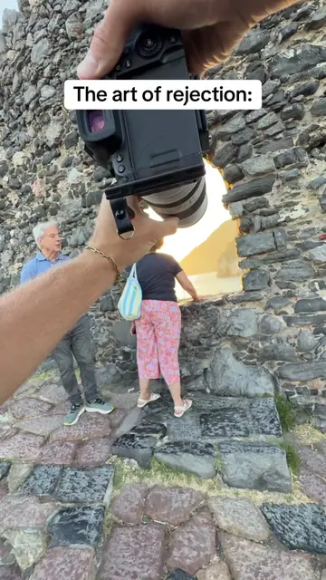 I offered to take a photo of a couple in Porto Venere Italy, but they refused. I