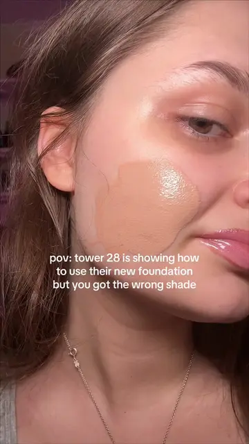 feeling like squidward rn 😭 @Tower 28 Beauty  #makeup #makeupproducts #foundati
