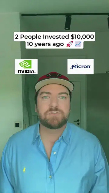 $10K in NVIDIA vs $10K in Micron… 10 years later 👀 Disclaimer: This video is fo